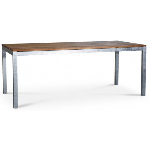Alva matbord - Teak / Galvaniserat stål